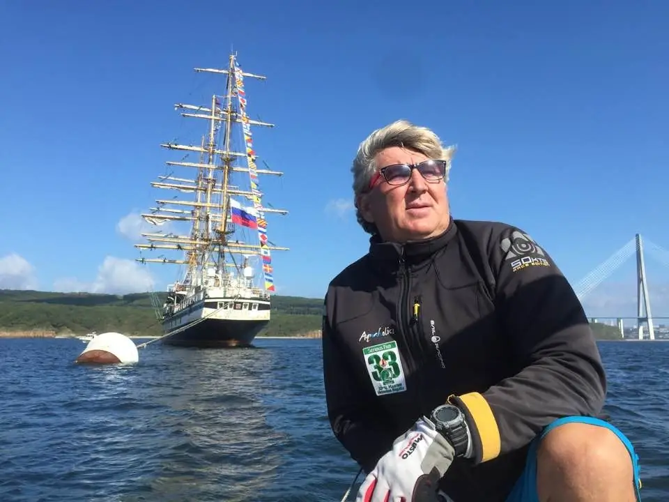 Firsov at sea Firsov at sea