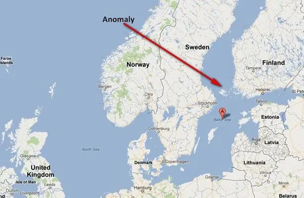 Mga misteryo ng planeta: anomalya ng Baltic