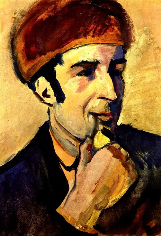 Self-portrait. Franz Marc