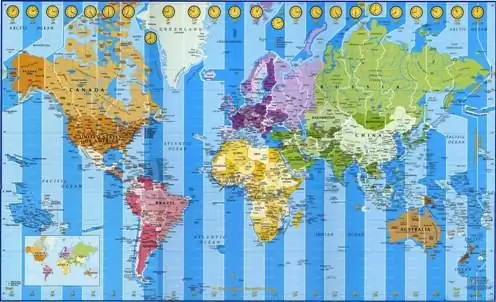 How to determine time zones