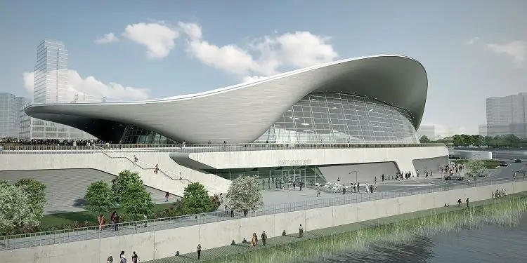 Zaha Hadid. Watersports Centre i London. OL i 2012 Zaha Hadid. Watersports Centre i London. OL i 2012