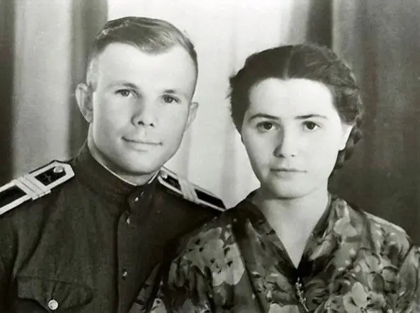 Isteri Yuri Gagarin: foto