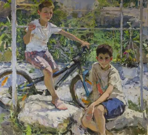 Meninos (2016). Artista Olga Grigorieva-Klimova