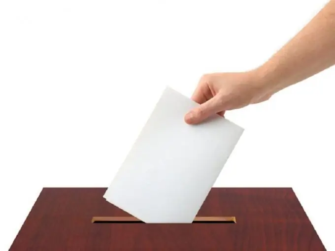 Cómo votar en una elección de alcalde