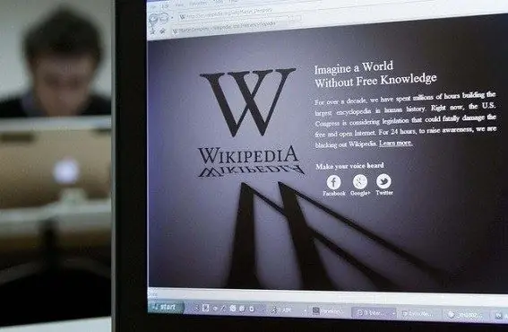 Who invented and created Wikipedia