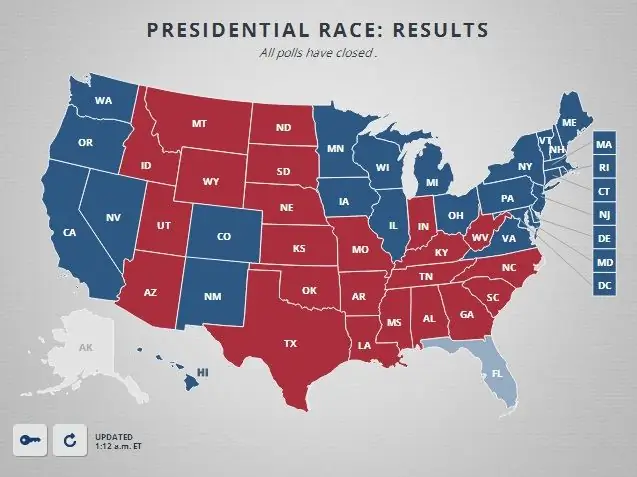 Wie het die Amerikaanse verkiesing in 2012 gewen