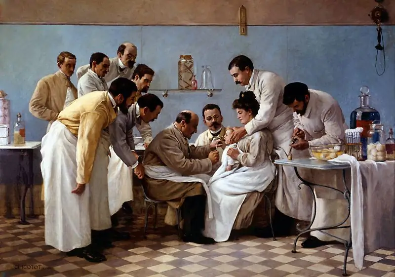 Intubáció (1904). Georges-Alexander Shikoto művész