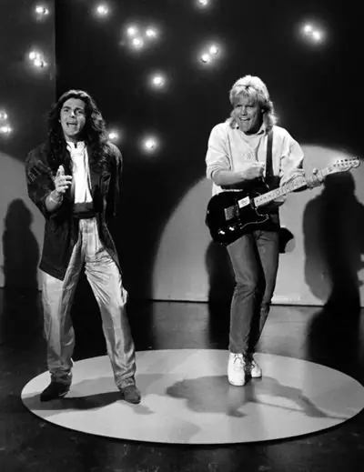 The cult duo of the 80s "Modern Talking"