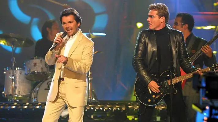 The cult duo of the 80s "Modern Talking"