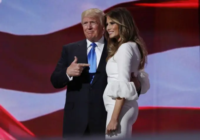 La esposa de Trump, Melania: foto